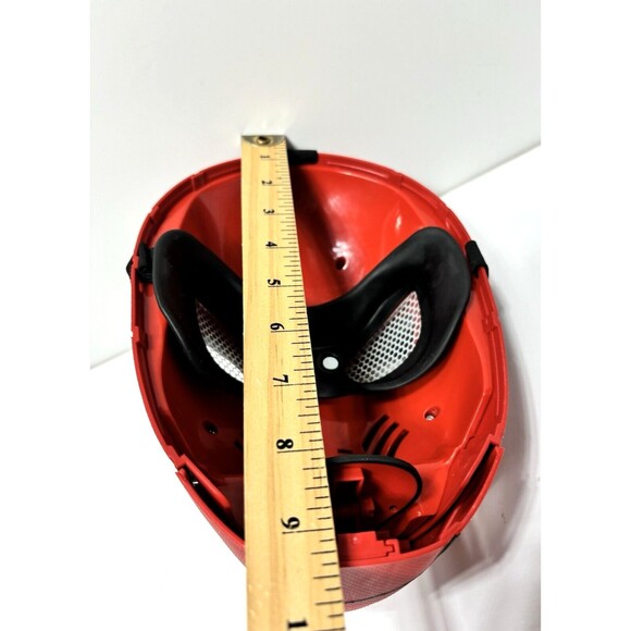 Spiderman Mask Full Face Cover Costume, Red, GUC As Is Doesn’t Function Properly - Picture 9 of 12